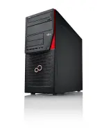 Fujitsu CELSIUS W550 Intel® Core™ i7 i7-6700 8 GB DDR4-SDRAM 256 GB SSD NVIDIA® Quadro® P600 Windows 10 Pro Lauaarvuti Tööjaam Must, Punane