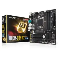 Gigabyte GA-H110M-D3H R2 1.0 Processor family Intel, Processor socket LGA1151, DDR4 DIMM, Memory slots 4, Chipset Intel H, Micro ATX
