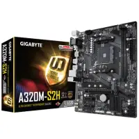 Gigabyte GA-A320M-S2H 3.0 Processor family AMD, Processor socket AM4, DDR4 DIMM, Memory slots 2, Number of SATA connectors 4 x SATA 6Gb/s, Chipset AMD A, Micro ATX