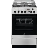 Electrolux Cooker EKK54953OX Hob type Gas, Oven type Electric, Stainless steel, Width 50 cm, Electronic ignition, Grilling, LCD, 54 L, Depth 60 cm