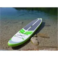 Viamare Inflatable SUP Board, 330 cm, 160 kg, Green, SUP Paddle, 170-210cm
