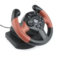 Gembird USB vibrating racing wheel with foot pedals (PC/PS3)