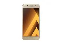 Smartphone | SAMSUNG | Galaxy A3 (2017) | 16 GB | Gold | 3G | LTE | OS Android 6.0 | Screen  4.7" | 720 x 1280 | Super AMOLED | Single SIM | 1xUSB type C | 1xHeadphones jack | 1xNano-SIM card tray | Camera 13MP | 8MP | Fingerprint reader | Battery 2350 mA