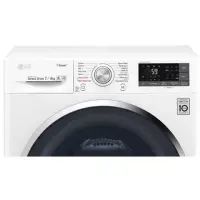 LG Washing machine with Dryer F2J7HG2W Front loading, Washing capacity 7 kg, Drying capacity 4 kg, 1200 RPM, Direct drive, B, Depth 45 cm, Width 60 cm, White, Steam function, LED, Drying system, Display – pilt 5