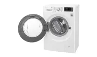 LG Washing machine with Dryer F2J7HG2W Front loading, Washing capacity 7 kg, Drying capacity 4 kg, 1200 RPM, Direct drive, B, Depth 45 cm, Width 60 cm, White, Steam function, LED, Drying system, Display – pilt 7