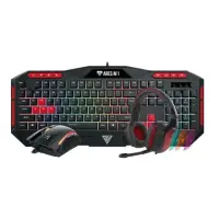 Gamdias Poseidon M1 Combo ARES M1 Gaming keyboard 7 colors+ZEUS E2 Optical gaming mouse+EROS E1 Stereo gaming headset, Gaming, US, Membrane, RGB LED light Yes (7 colors), Wired, Black