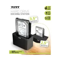 PORT CONNECT HDD Docking Station SATA 2.5''+3.5''