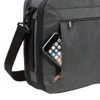 Case Logic | Era Hybrid Briefcase | Fits up to size 15.6 " | Messenger - Briefcase/Backpack | Shoulder strap | Obsidian – pilt 7