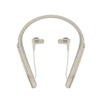 Sony WI1000XN Neckband, Bluetooth, Microphone, Gold, Noise-Canceling Headphones, Yes, Yes