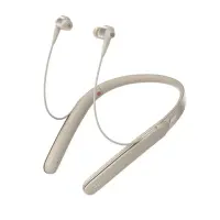 Sony WI1000XN Neckband, Bluetooth, Microphone, Gold, Noise-Canceling Headphones, Yes, Yes