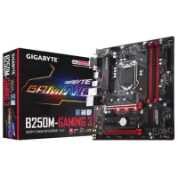 Gigabyte GA-B250M-Gaming 3 1.0 Processor family Intel, Processor socket LGA1151, DDR4 DIMM, Memory slots 4, Chipset Intel B, Micro ATX