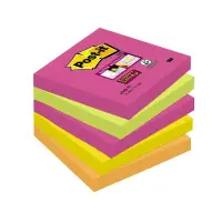 Märkmepaber Post-It Super Sticky Cape Town 76x76 mm, assortii, 5 tk