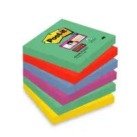 Märkmepaber Post-It Super Sticky Marrakesh  76x76 mm, assortii, 6tk