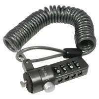 Logilink NBS004,  Notebook Coil Cable Lock, black – pilt 5