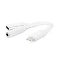 CABLE USB-C TO AUDIO 3.5MM/SOCKET CCA-UC3.5F-02-W GEMBIRD