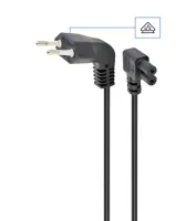 CABLE POWER EU 1M/ANGLED PC-184L GEMBIRD – pilt 2