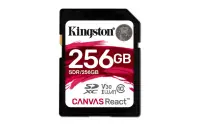 KINGSTON 256GB CANVAS REACT CLASS 10 UHS-I U3