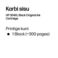 HP 304XL Black Ink Cartridge – pilt 6