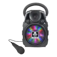 iDance Bluetooth Speaker Groove Bull 10 100 W, Portable, Black, Bluetooth