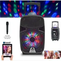 iDance Bluetooth Speaker Groove 215 100 W, Portable, Black, Bluetooth