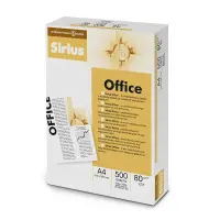 Koopiapaber SIRIUS OFFICE A4 80g / m2, 500 lehte / pakis