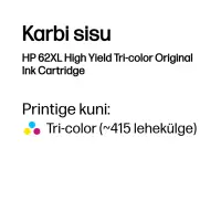 HP 62XL Tri-color Ink Cartridge – pilt 8
