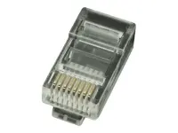 Cablexpert | Modular plug (adapter) 8P8C for solid CAT6 LAN cable, 10 pcs per bag