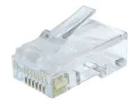 Cablexpert | Modular plug (adapter) 8P8C for solid CAT6 LAN cable, 10 pcs per bag