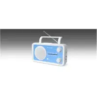Muse Portable Radio M-05BL Blue, AUX in