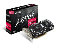 Graphics Card|MSI|AMD Radeon RX 570|8 GB|256 bit|PCIE 3.0 16x|GDDR5|Memory 7000 MHz|GPU 1268 MHz|Dual Slot Fansink|1xDVI|1xHDMI|3xDisplayPort|RX570ARMOR8GOC