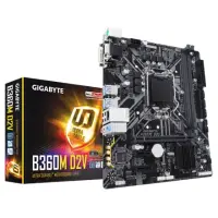 Gigabyte B360M D2V 1.0 Processor family Intel, Processor socket LGA1151, DDR4, Memory slots 2, Chipset Intel B, Micro ATX
