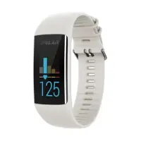 Polar Fitness Tracker L A370 TFT color touchscreen, 37.3 g, Black, Bluetooth, Built-in pedometer, Heart rate monitor, White, Waterproof