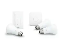 Philips Hue White and colour ambience 3 x E27 bulb Starter kit E27
