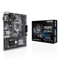 Mainboard|ASUS|Intel H310 Express|LGA1151|MicroATX|2xPCI-Express 3.0 1x|1xPCI-Express 3.0 16x|Memory DDR4|Memory slots 2|1x15pin D-sub|1xDVI|1xAudio-In|1xAudio-Out|1xMicrophone|2xUSB 2.0|2xUSB 3.1|2xPS/2|1xRJ45|PRIMEH310M-K