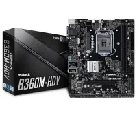 Mainboard|ASROCK|Intel B360 Express|LGA1151|MicroATX|2xPCI-Express 3.0 1x|1xPCI-Express 3.0 16x|1xM.2|Memory DDR4|Memory slots 2|1x15pin D-sub|1xDVI|1xHDMI|1xAudio-In|1xAudio-Out|1xMicrophone|2xUSB 2.0|4xUSB 3.1|1xPS/2|1xRJ45|B360M-HDV