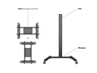 MB Display Stand 180 Single Black 32inch – pilt 5