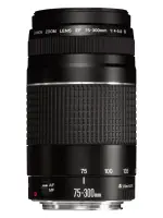 Canon EF 75-300mm f/4.0-5.6 III SLR Telefoto-objektiiv Must