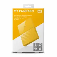 WD My Passport 1TB portable HDD Yellow