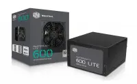 Cooler Master MasterWatt Lite toiteallika komponent 600 W ATX Must