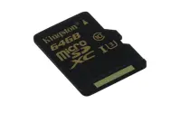 KINGSTON 64GB microSDXC Class U3 UHS-I