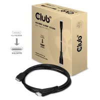 CLUB 3D MINI HDMI TO HDMI 2.0 CABLE 1M – pilt 2