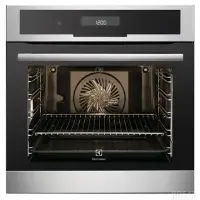 Electrolux EOC5851FOX Multifunctional Oven, 71 L, Black, Stainless steel, Pyrolytic, Touch, Height 59 cm, Width 56 cm, Integrated timer, Electric