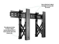 MB Public Video Wall Mount Push 40-70inc – pilt 7