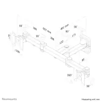 NEOMOUNTS FPMA-W960D Dual Wall 10-27inch – pilt 6