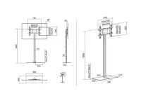 MB Display Stand 180 Single Floorbase – pilt 22