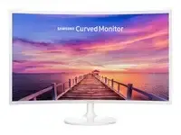 Samsung C32F391FWU PC lamekuvar 81,3 cm (32") 1920 x 1080 pikslit Full HD LED Valge