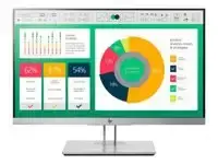 HP EliteDisplay E223 54,6 cm (21.5") 1920 x 1080 pikslit Full HD LED Must, Hõbe