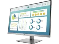 HP EliteDisplay E273 68,6 cm (27") 1920 x 1080 pikslit Full HD Must, Hõbe – pilt 3