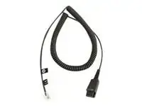 JABRA QD Cord to RJ10, coiled, 0,5 - 2 m