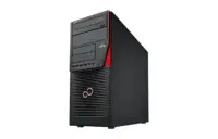 Fujitsu CELSIUS W550 Intel® Core™ i7 i7-6700 8 GB DDR4-SDRAM 256 GB SSD Windows 7 Professional Lauaarvuti Tööjaam Must, Punane